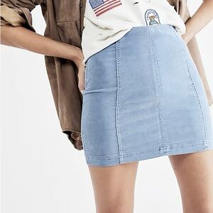 Free People Modern Femme Corduroy Mini Skirt
